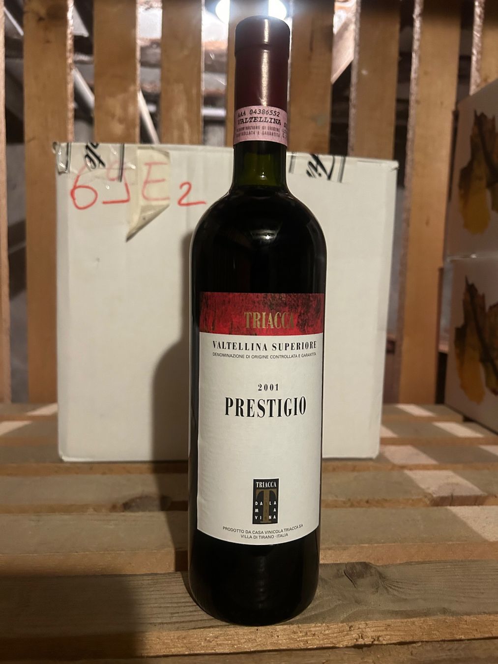 Vino: Triacca Prestigio 2001 Valtellina superiore – Nuovo (secondo la descrizione) da Roche VD venduto da avediscipule