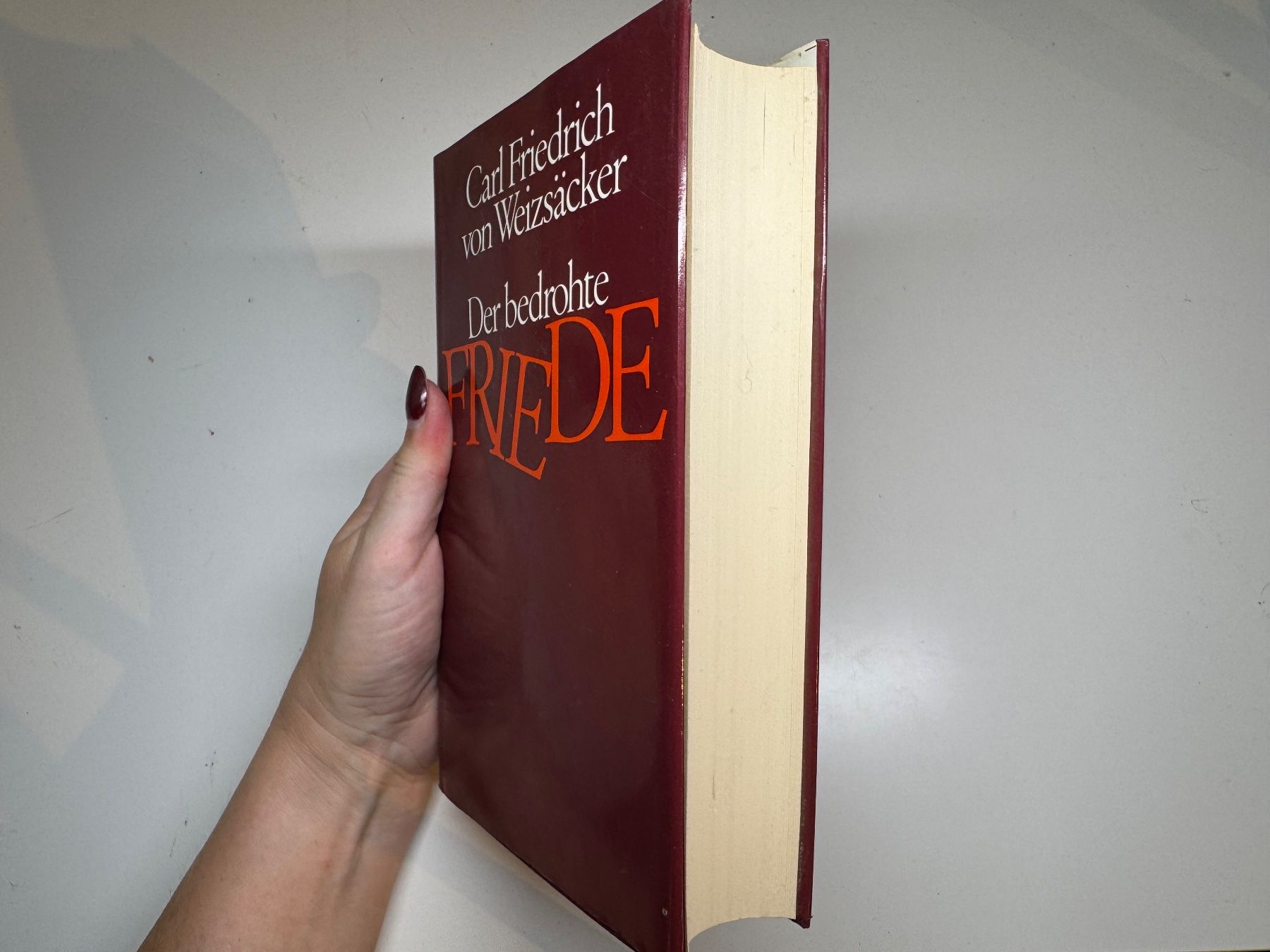 Bücher: BUCH: Carl Friedrich von Weizsäcker, Der bedrohte Friede, – Gebraucht aus Grosswangen von Second_hand_paradise 1