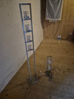 Industrial Design Stehlampe & Tischlampe, Metall, Top!