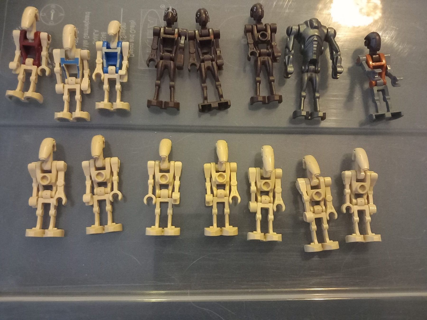 Lego Statuette: 15  Lego Star Wars Druiden, Battle Doid ... – Usato da Maschwanden venduto da summernight7 1