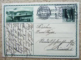 BILDPOSTKARTE BERN FLUGPLATZ 1930