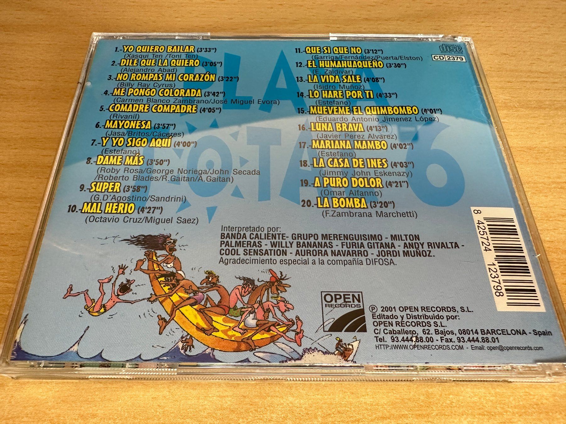 CD: Various – Playa Total 6 – Usato da Rikon im Tösstal venduto da Alpenmutz 1