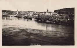 Büren an der Aare (BE) Panorama an der Aare