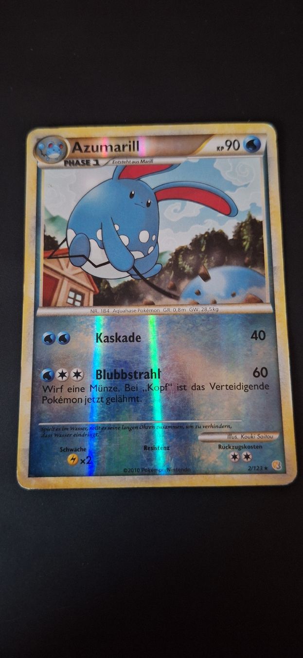 Cartoline: Pokémon Karte Azumarill HS 2 Reverse-Holo gebraucht – Usato da Lengnau AG venduto da rap_zh9k