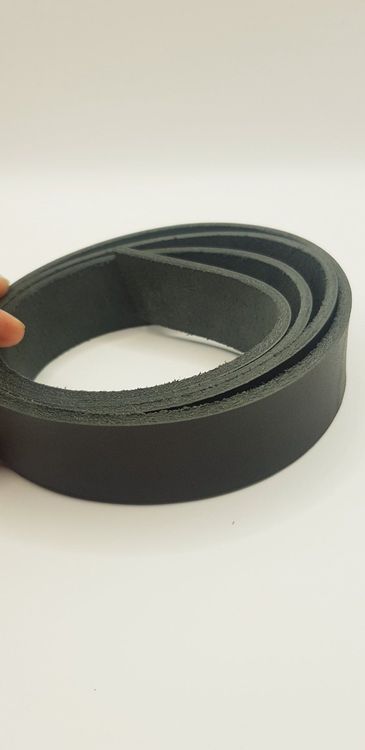 MyFamily 5013 Lederriemen S/110 Cm – Schwarz, Mit Bronce-Weiß-Akzent, Für Hunde