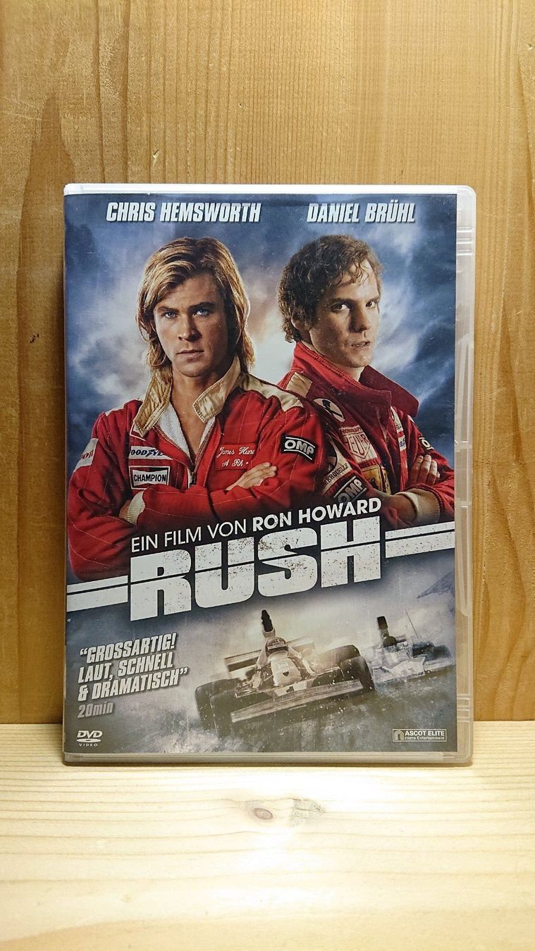 Alle DVDs: RUSH DVD mit Chris Hemsworth und Daniel Brühl – Gebraucht aus Wilderswil von