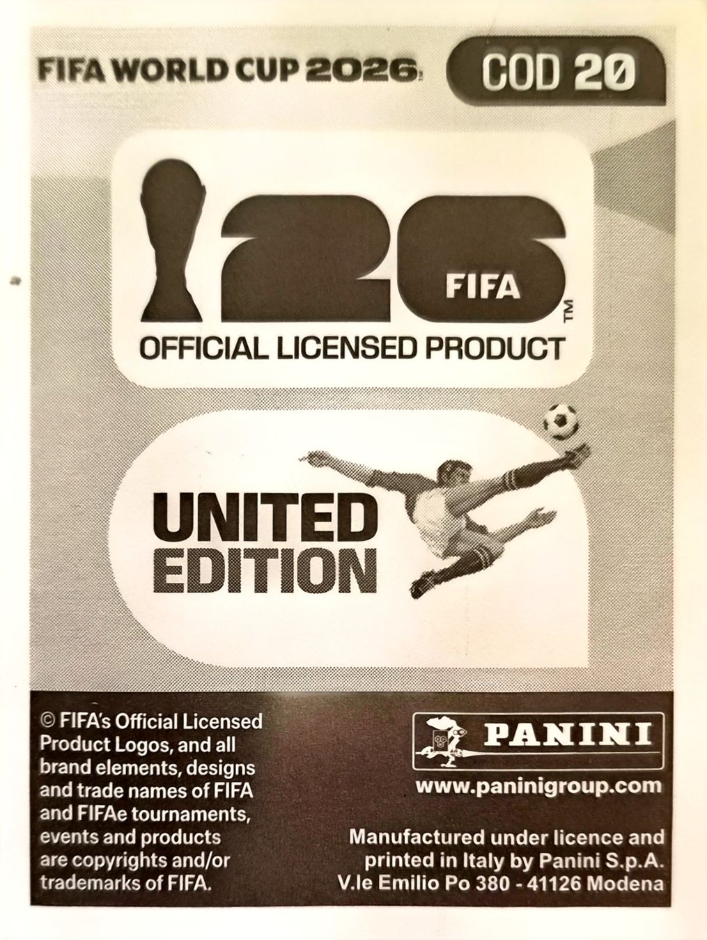 Panini Carte collezionabili: Carte FIFA World Cup 2026 COD 20 – Usato da Clarens venduto da rim_g98y 1