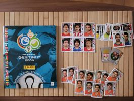 WM Deutschland 2006 Panni Sticker Album + Doppelte Sticker