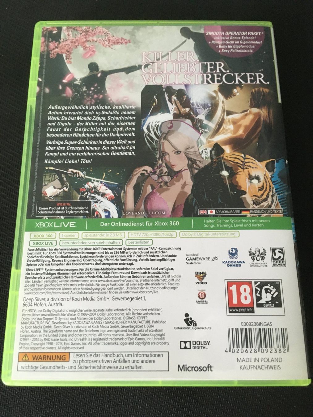 Microsoft Spiele: Killer is Dead für Xbox 360 – Gebraucht aus St.Gallen von sjosjo 1