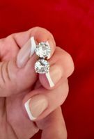 Ohrringe aus 925er Sterlingsilber mit Zirkonia, ein neues