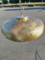 Messing Hängelampe im orientalischen Design, Top Zustand!