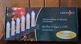 Lunartec Lichterkette mit 20 LED-Kerzen für Innen/Aussen