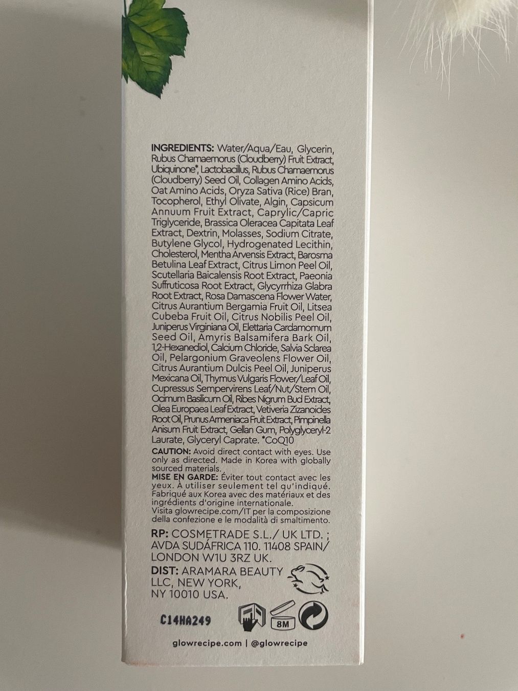 Gesichtspflege: Glow Recipe Cloudberry Bright Essence Toner 75ml NEW – Neu und originalverpackt aus Dübendorf von VSAngel 2