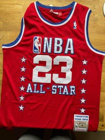 Michael Jordan signiertes Trikot 2003 All Star Team USA
