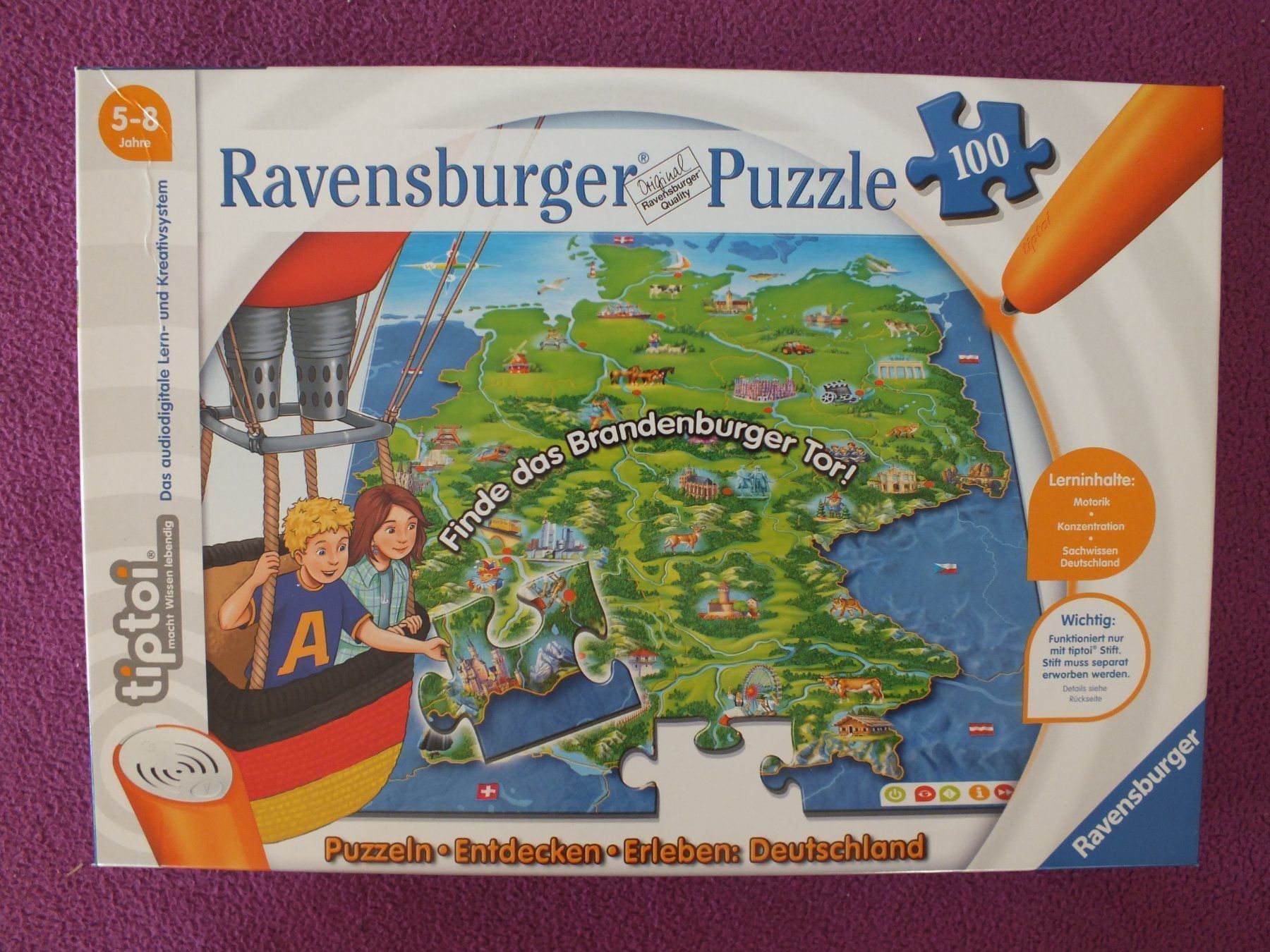 Tiptoi Puzzle: tiptoi Puzzle - Deutschland – Usato da Müllheim Dorf venduto da Seeeule01