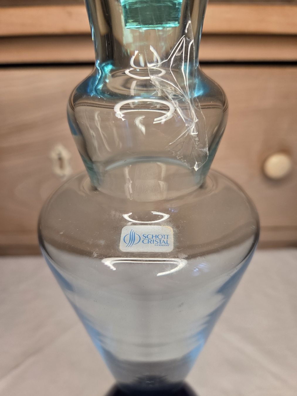 Caraffe: Karaffe aus Kristallglas – Nuovo (secondo la descrizione) da Muotathal venduto da sch_h6cz 1
