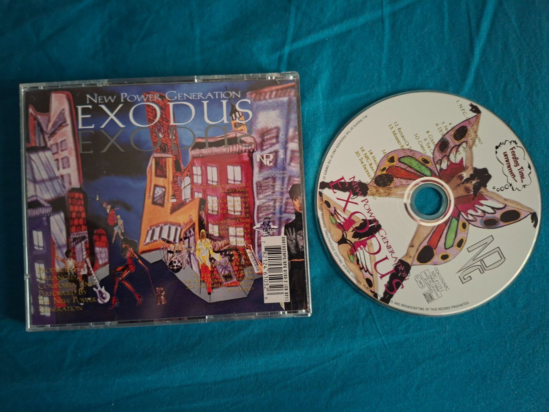 CDs: CD Prince N.P.G. Exodus Funk Rock Pop – Gebraucht aus Burg AG von ..machine_rec.. 1