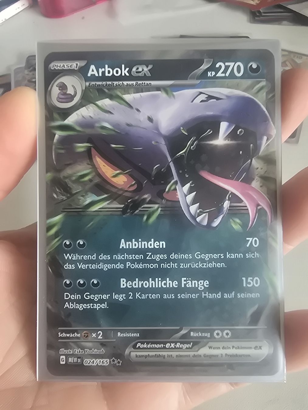 Pokémon Sammelbilder & Trading cards: Pokémon, Arbok ex, DE – Neu (gemäss Beschreibung) aus Pfäffikon SZ von gmw_8nk9 7