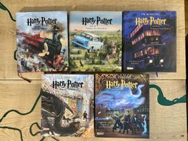 Harry Potter 5 Bände Schmuckausgabe