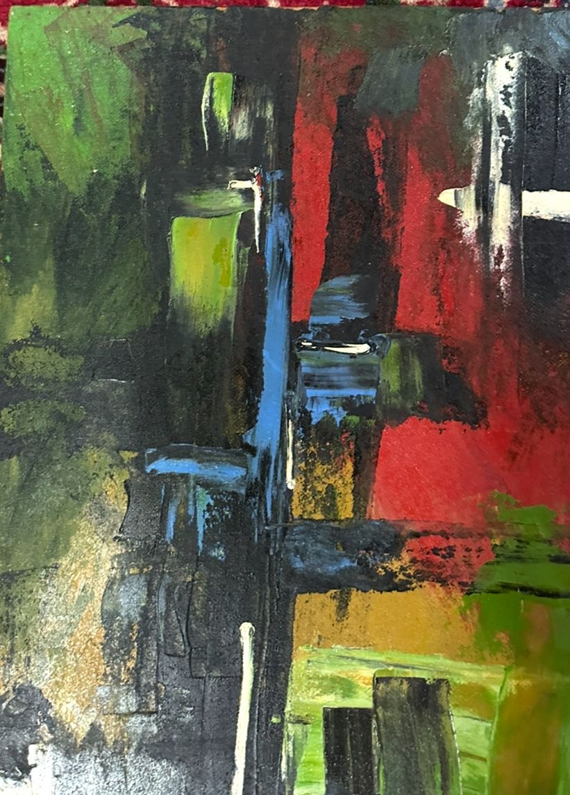 Dipinti: Œuvre abstraite Jean pierre mattern  59x48 – Usato da Bellevue venduto da bordeaux075cl 2