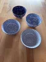 4 Burleigh Müslischalen  verschiedene Dekore