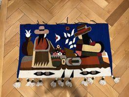Wandteppich 100% Wolle