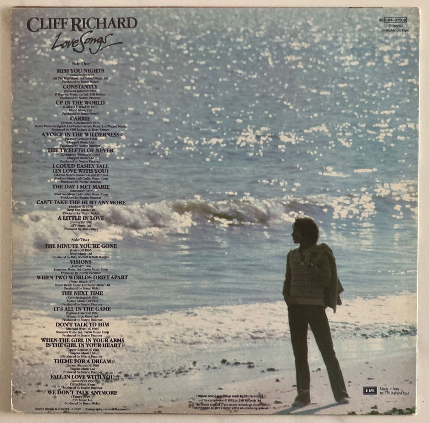 Dischi in vinile: CLIFF RICHARD - LOVE SONGS – Usato da Poliez-Pittet venduto da Newtown-Records 1