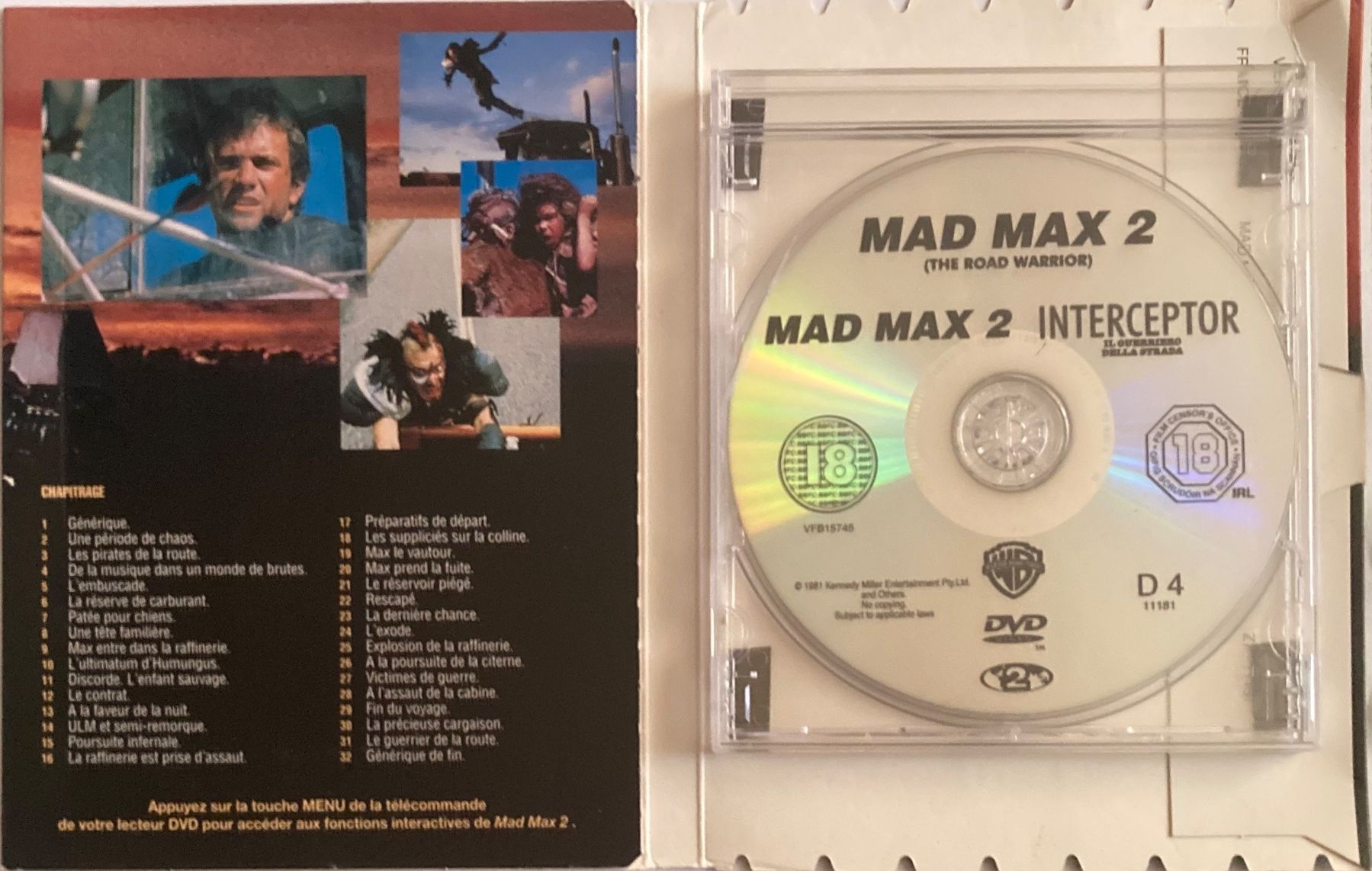 Tutti i DVDs: MEL GIBSON - MAD MAX 2 – Usato da Poliez-Pittet venduto da Newtown-Records 2