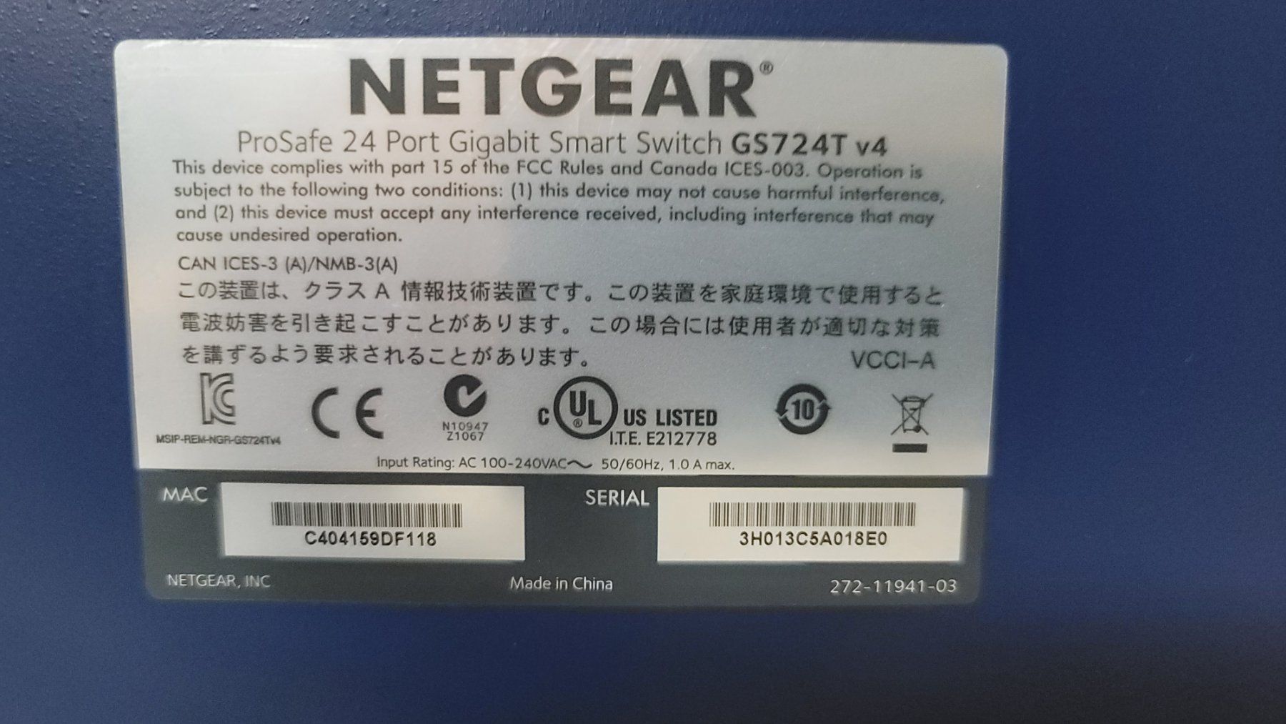 Netgear Hub & Switch: NETGEAR Switch GS724T 24 Port – Usato da Aarau venduto da DataShop-Aarau 2