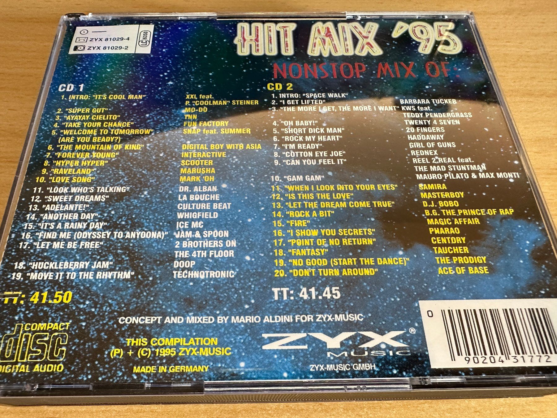 CD: Various – Hit Mix '95 - 2 CD – Usato da Rikon im Tösstal venduto da Alpenmutz 1