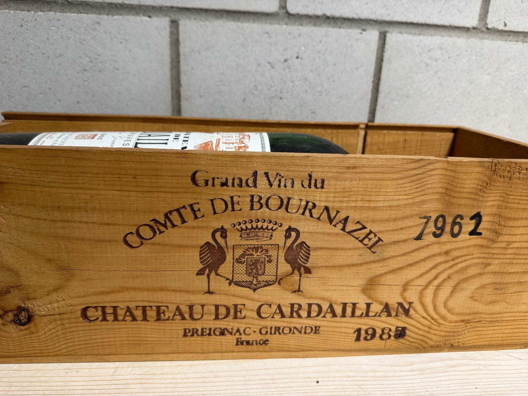 Vino: Château de Cardaillan 1985 Jéroboam 5L – Nuovo e nell'imballaggio originale da Kestenholz venduto da cvx_889vv 1