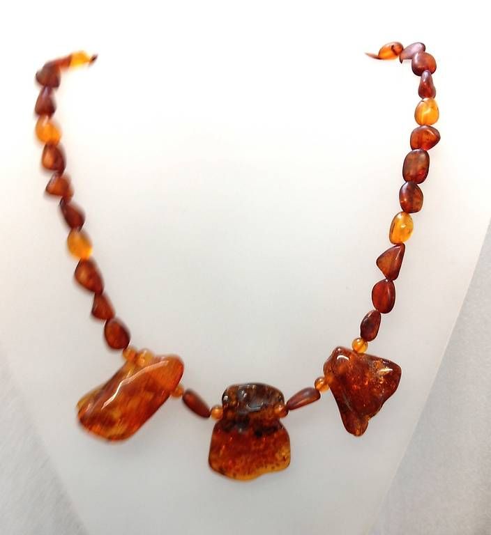 Catenine: 💎 Einzigartiges Bernstein Collier – Nuovo (secondo la descrizione) da Matzingen venduto da zingana