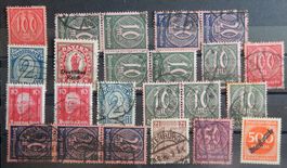Deutsches Reich Lot mit alten Werten XXXII