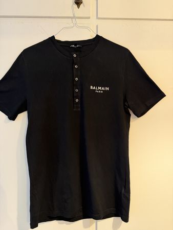 T-shirt Balmain Paris nera taglia M, ottime condizioni!