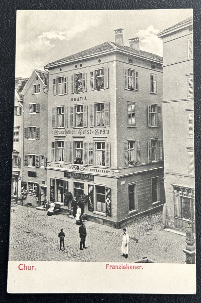 Cartoline postali: Chur Franziskaner  – Usato da Horw venduto da Tellbub