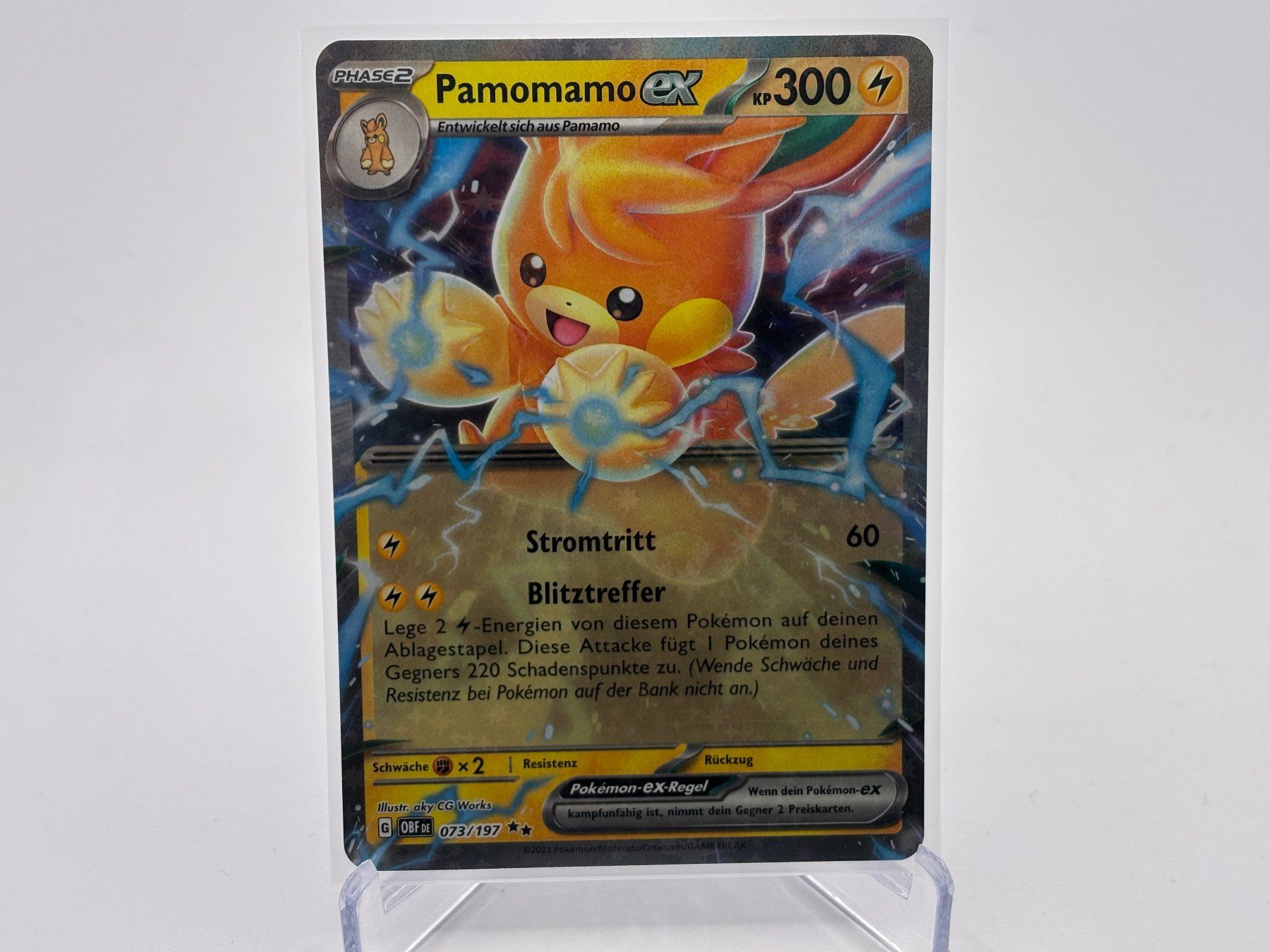 Pokémon Carte collezionabili: Obsidianflammen - Pamomamo ex  (OBF 73) - DE – Nuovo (secondo la descrizione) da Allschwil venduto da Bullach