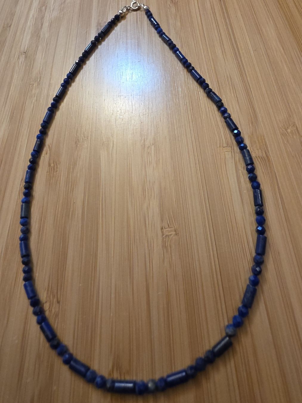 Catenine: Halskette Lapislazuli facettiert 3mm. 45cm. – Nuovo e nell'imballaggio originale da Zetzwil venduto da Sonneblueme987 4