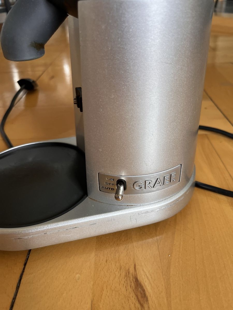 Graef Elettrodomestici da cucina: Graef CM 80 Kaffeemühle Silber – Usato da Luzern venduto da Mostei 2