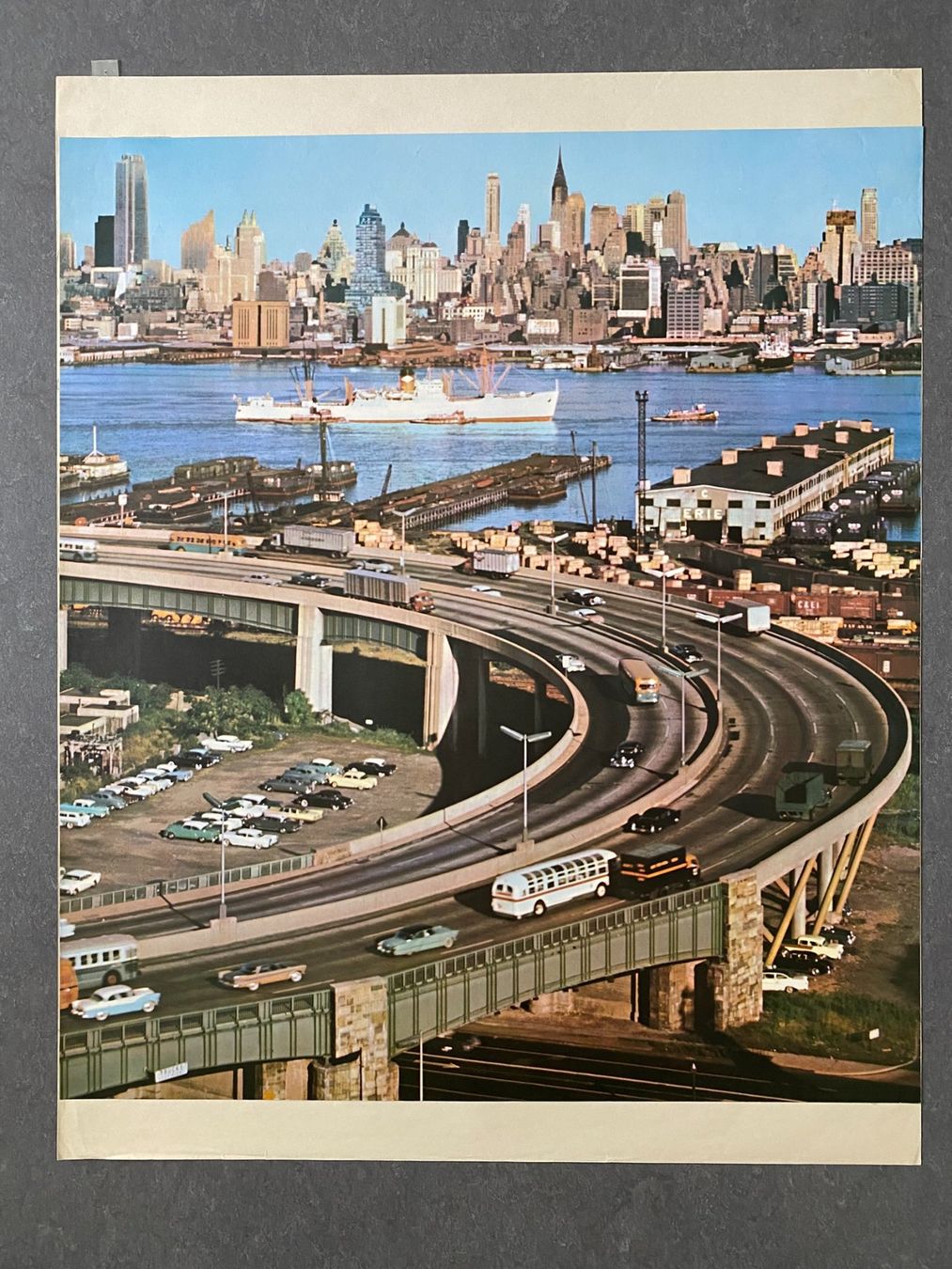 Foto & Immagini: Original Vintage Poster - Skyline Manhattan – Usato da Zürich venduto da jesulin05