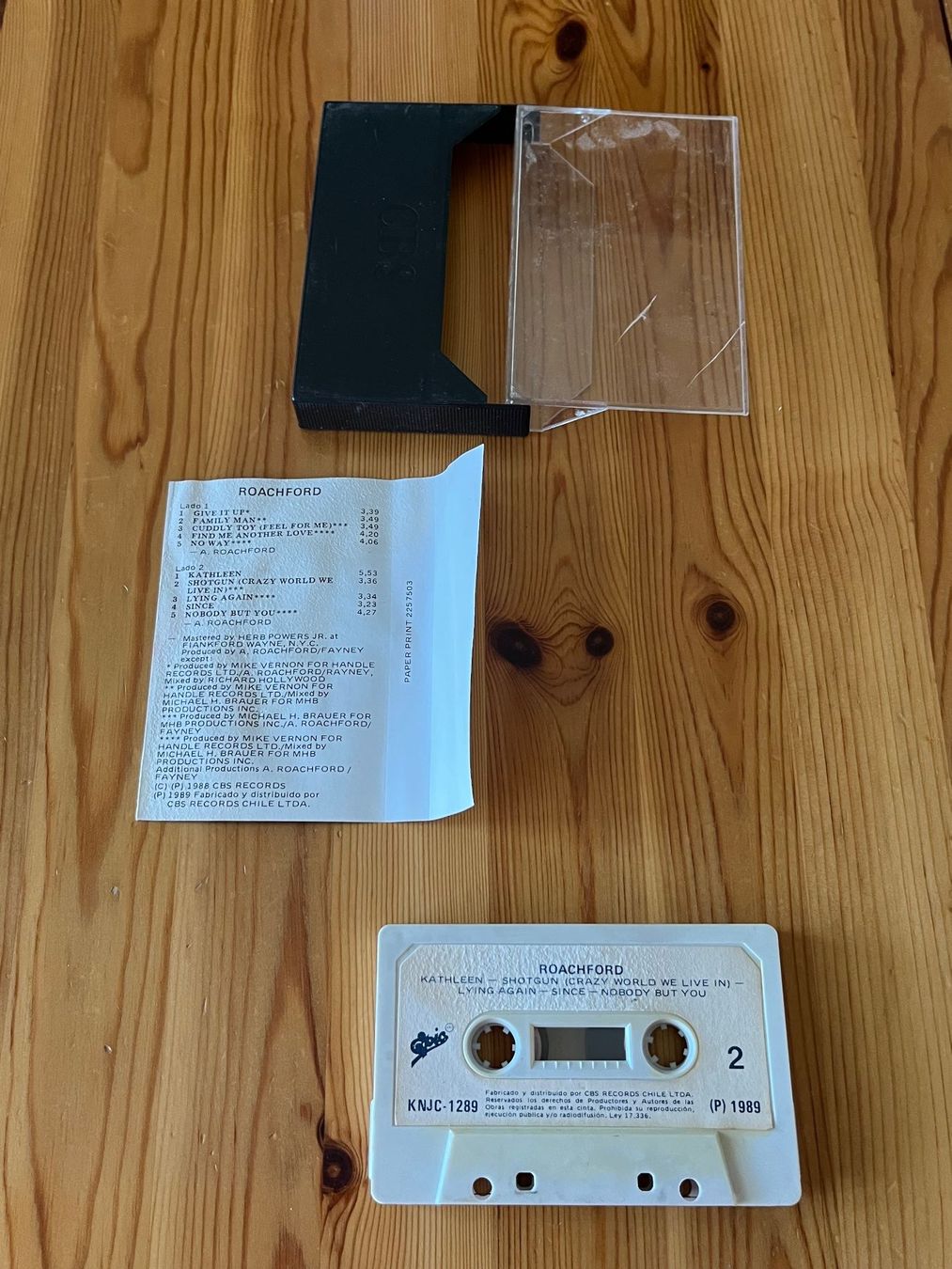 Musicassette: Roachford (KNJC- 1289 / 1989) – Usato da Zürich venduto da Gurkis 3