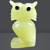 🦉 Edelstein-Eule „China Jade“ – Vintage 💚✨