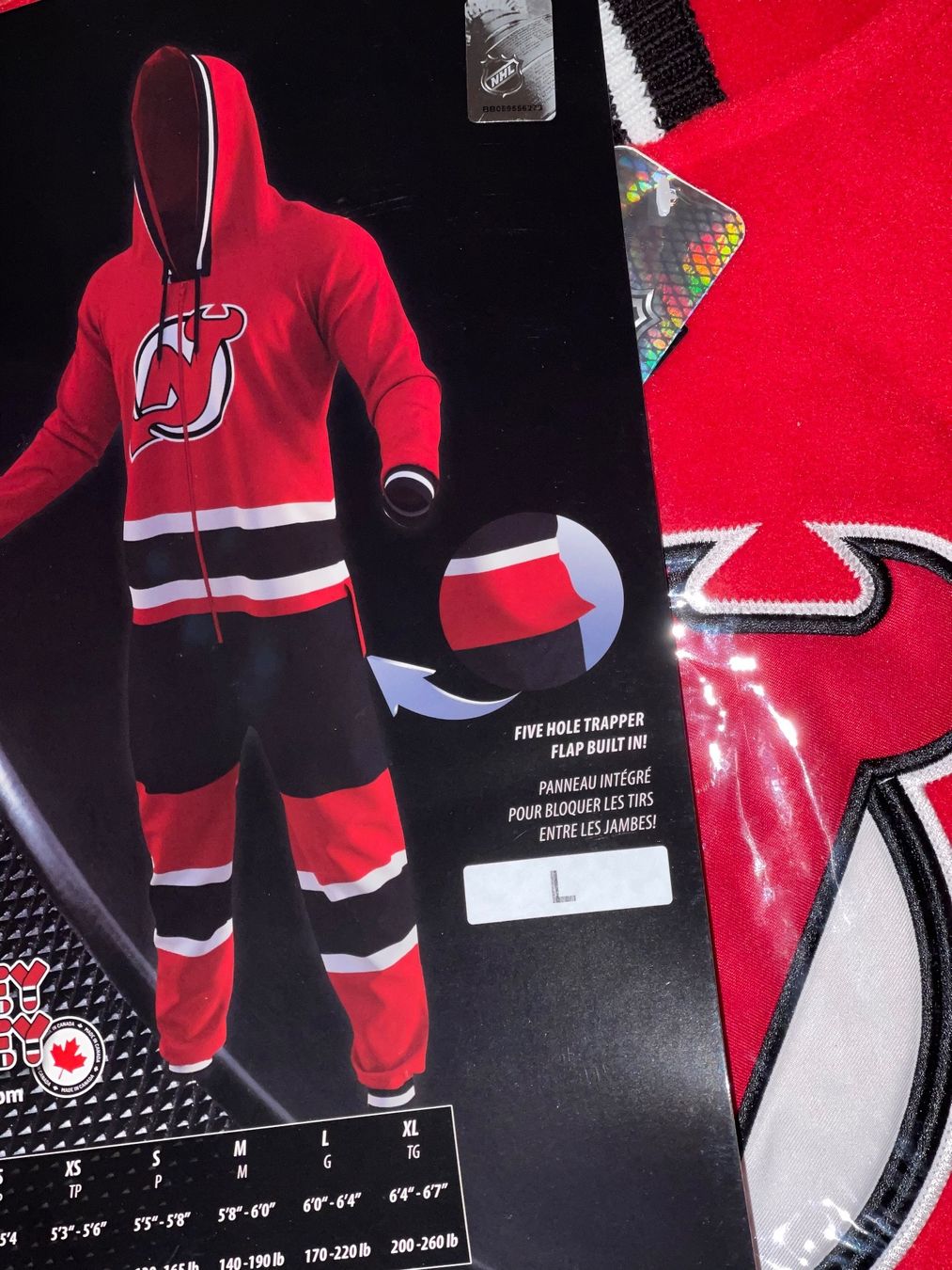 Tute: New Jersey Devils Hockey Jersey Jumper | Grösse: L – Nuovo e nell'imballaggio originale da Matten b. Interl venduto da Sportsness
