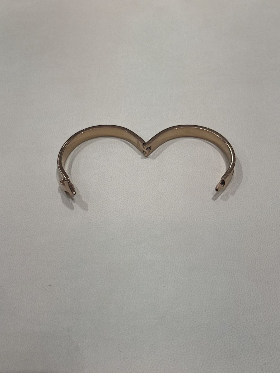 Armbänder & -reifen: Hermès Clic H Bracelet White & Rose Gold – Gebraucht aus Affoltern am Albis von Adanessi 3