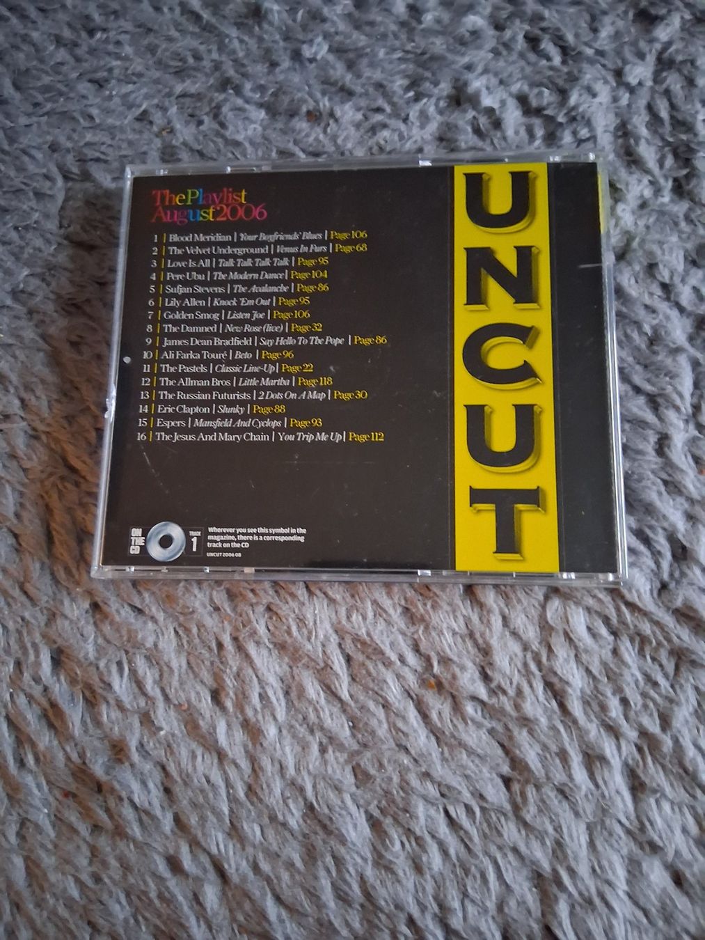 CD: UNCUT    THE PLAYLIST  AUGUST 2006    CD – Usato da Wetzikon ZH venduto da Ramones01 1