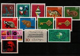 Allemagne 1968 année complète neuf