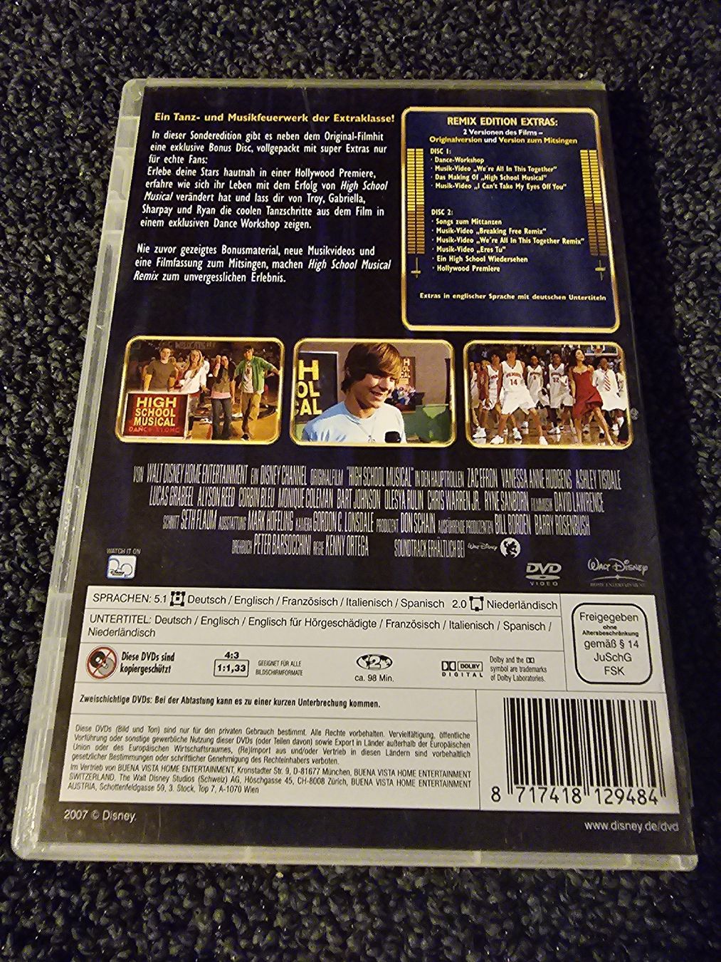 Tutti i DVDs: High School Musical Remix DVD(15155) – Usato da Ruswil venduto da jan_bxl5 1