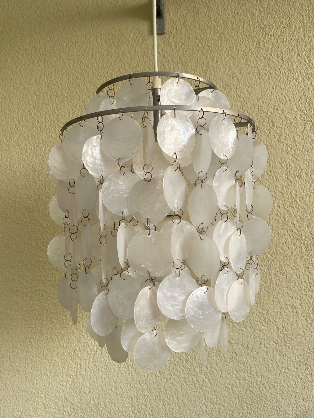 Kronleuchter & Deckenlampen: Muschellampe mit 2 Ringen, vermutlich Verner Panton – Gebraucht aus Binningen von 1adler