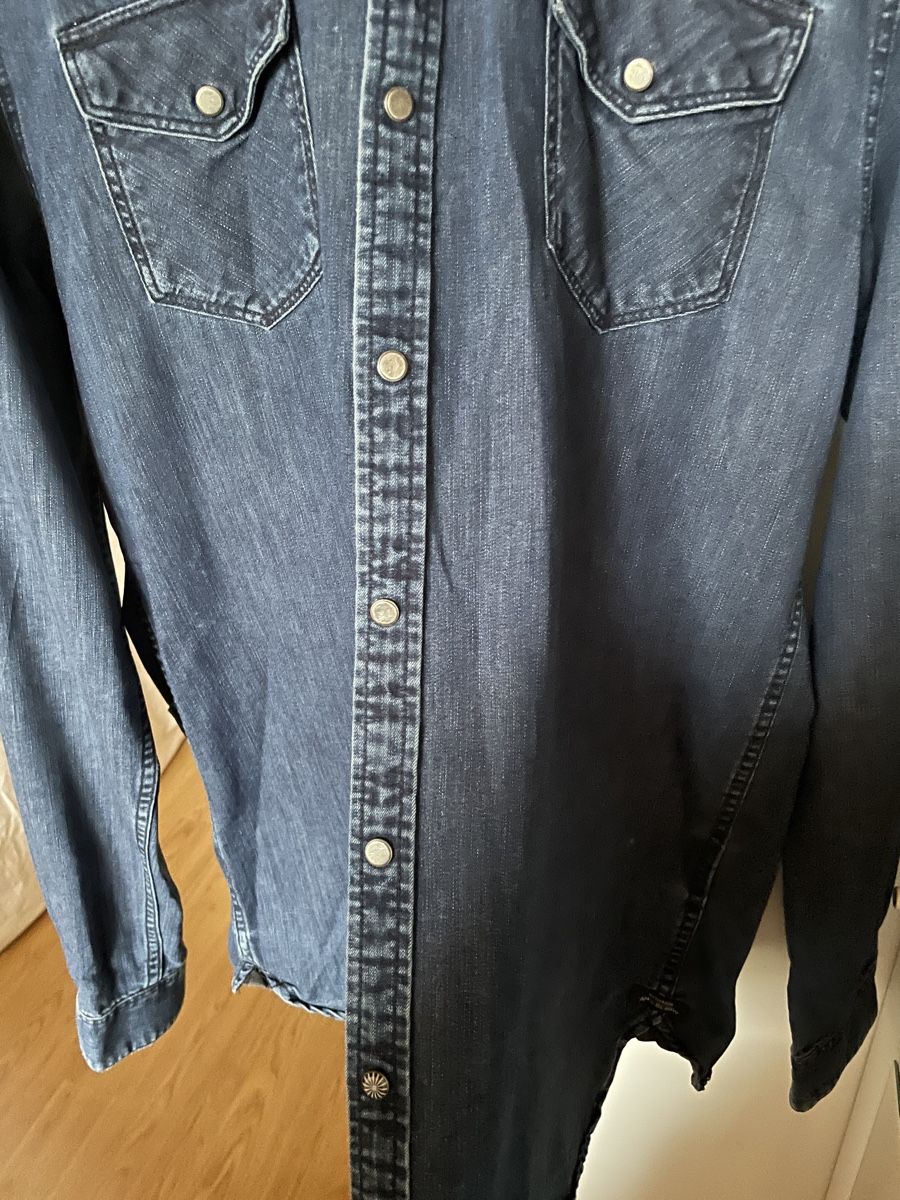 Maison Scotch Blusen: Scotch & Soda Jeanshemd Gr. M, dunkelblau – Gebraucht aus Münsingen von Secondhand89 2