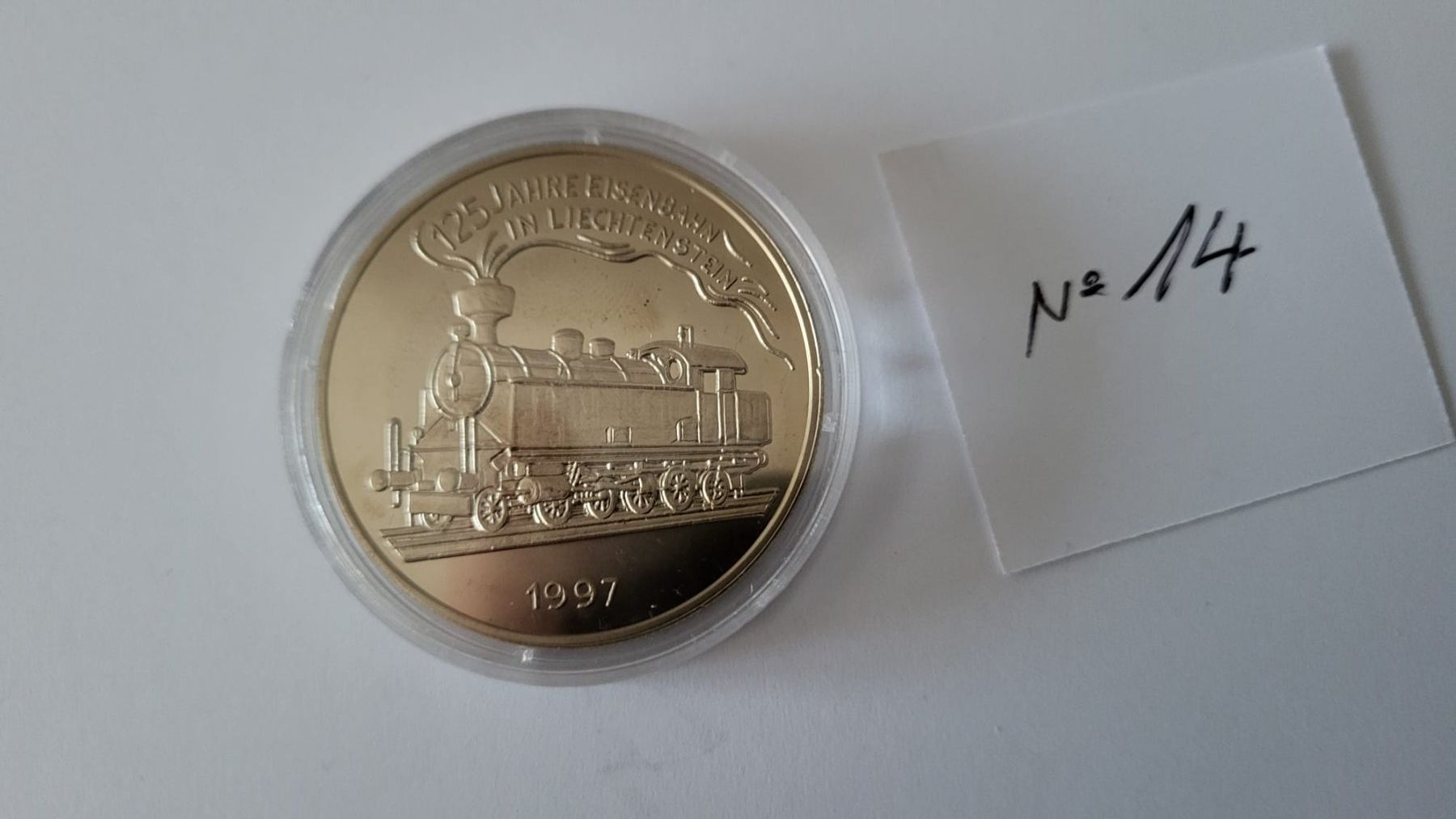Medaglie: Médaille pour les 125 ans du chemin de fer – Usato da Chamoson venduto da Mauritius1 1