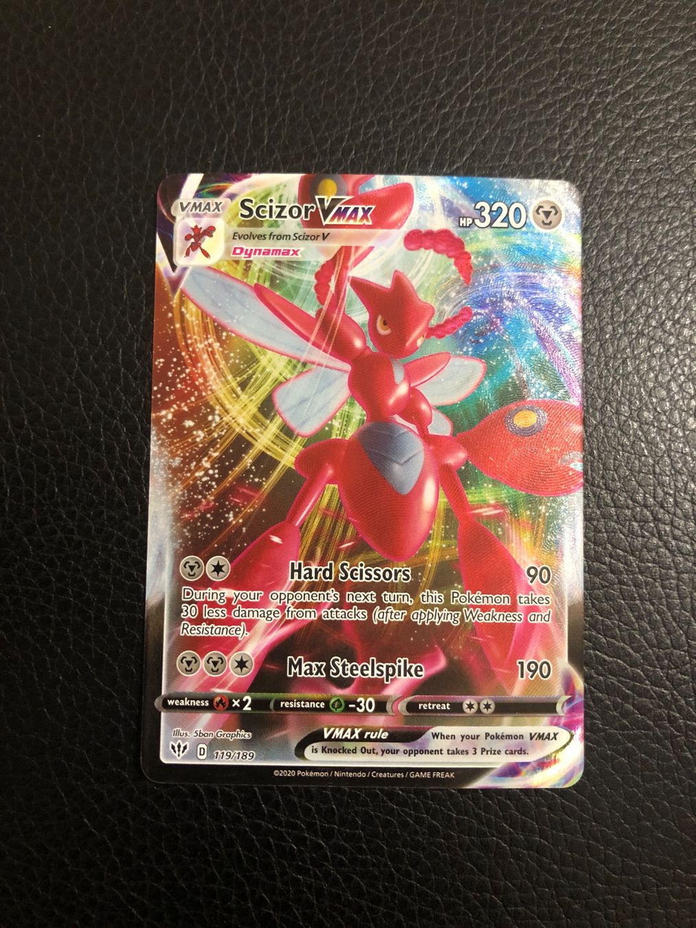 Pokémon Cartes à collectionner: Darkness Ablaze Scizor Vmax 119/189 Ab 1 – D'occasion à Paradiso par Pkmn10